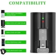 thumbnail image 2 of ERDS-1-Pack 6040mAh Replacement Battery for Ring-Doorbell Video Camera 2/3/4/3Plus, Spotlight Camera and Stick Up Cam, Rechargeable Upgraded Lithium Li-ion Batteries 3.65V Indoor Outdoor V4 with USB, 2 of 4