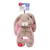 thumbnail image 3 of Charming Pet Cuddle Tugs Bunny Plush Dog Toy, White, One-Size, 3 of 8