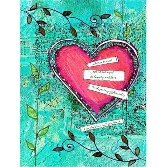 Heartfelt Wish Valentines Day Flag Garden Size