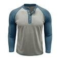 thumbnail image 4 of Nafuu Males T Shirts Multicolor Henley Long Sleeve Soft Blend Tee For Casual Wear And Layering Comfort Breathable Vacation Classic Tees Men, 4 of 7