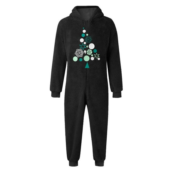FYDUU Christmas Girls Zip Up Jumpsuits Kids Fuzzy Hooded Rompers Soft Cozy Onesie Pajamas One-Piece Warm Winter Clothes Comfy Onesies 9-10 Years