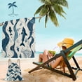 thumbnail image 4 of HengDidi 2-in-1 Beach Towel and Drawstring Bag - Microfiber Digital Print Convertible Towel with Sand-Free Fast-Drying Fabric, Size 140x70cm, Lightweight for Travel Pool Picnic, 4 of 9