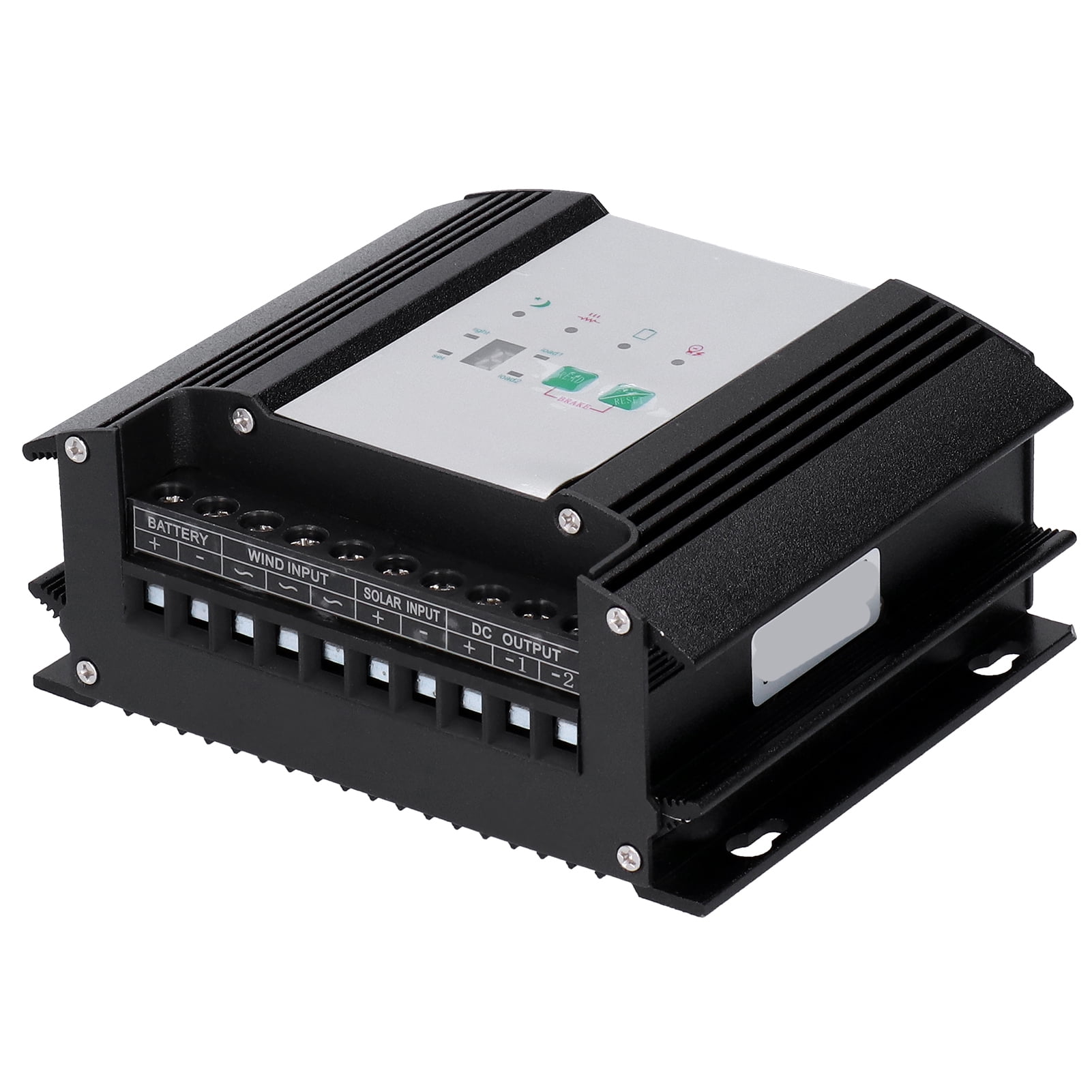Controlador híbrido solar eólico, controlador híbrido de energía solar eólica, turbina eólica LED inteligente, energía solar de 600 W, 300 W, 24 V, controlador de batería automático con pantalla LCD g