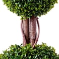 thumbnail image 6 of 2 Pack 3' Artificial Boxwood Topiary Tree Faux Plant UV Decor In/Outdoor, 6 of 6