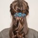 thumbnail image 2 of La horquilla para el cabello con diamantes de imitación también es el regalo perfecto para el Día de la Madre para mamá. Azul cielo, 2 of 5