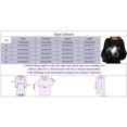 thumbnail image 3 of Gibobby Sudaderas con cremallera Camisa deportiva estampada para mujer, cuello redondo, ajustado, camisa deportiva informal de manga larga, Top holgado (Negro, S), 3 of 3