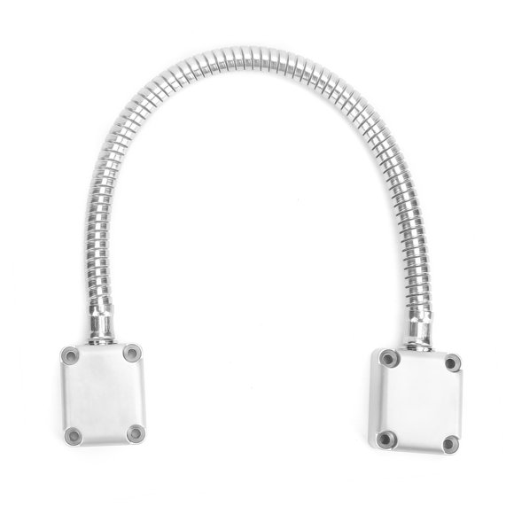 Corrugated Pipe, Armored Door Cord Stainless Steel Corrugated Pipe Attractive For Home Hotel For Indoor Security For Household Products For Home Security