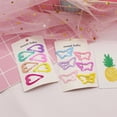 thumbnail image 4 of 36pcs pinzas para el cabello coloridas encantadoras broches de color caramelo pasadores para el cabello sombreros accesorios para el cabello para niñas mujeres, 4 of 6