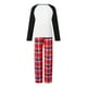 thumbnail image 5 of Conjunto de pijama navideño familiar a juego Fiomva, pijama navideño con estampado de renos a cuadros, ropa de dormir para mujeres, hombres y niños, 5 of 8