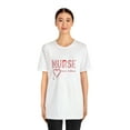 thumbnail image 3 of Nurse Heart of Healthcare Unisex Jersey Short Sleeve Tee Shirt, 3 of 4