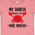 thumbnail image 4 of Inktastic My Babcia Loves Me Grandson Boys or Girls Baby T-Shirt, 4 of 5