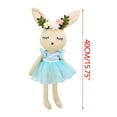 thumbnail image 3 of Qonioi Ballerina Bunny Stuffed Animal, 40cm Plush Doll with Tutu Outfit for Easter Birthday, Soft Cotton Filled Toy Gift, 3 of 7