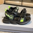 thumbnail image 2 of Gubotare Toddler Boys Sandals Boys Girls Fashion Athletic Summer Sports Sandals(Toddler/Little Kid/Big Kid) Size 12.5 (Green,12.5 Little Kids), 2 of 6