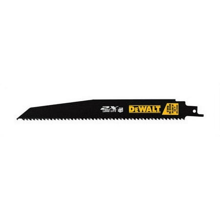 UPC: 0885911329965 | DEWALT DWA4169 Reciprocating Saw Blade  1 in W  9 in L  6 TPI Black – pack of 5
