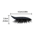 thumbnail image 4 of Pegatinas De Pestañas Artificiales Y Delineador De Ojos Brillo Autoadhesivo Impermeable Reutilizable Pegatina De Maquillaje De Ojos Para Fiesta En Casa Mujer 8Uds Guardurnaity CE003192-02, 4 of 6