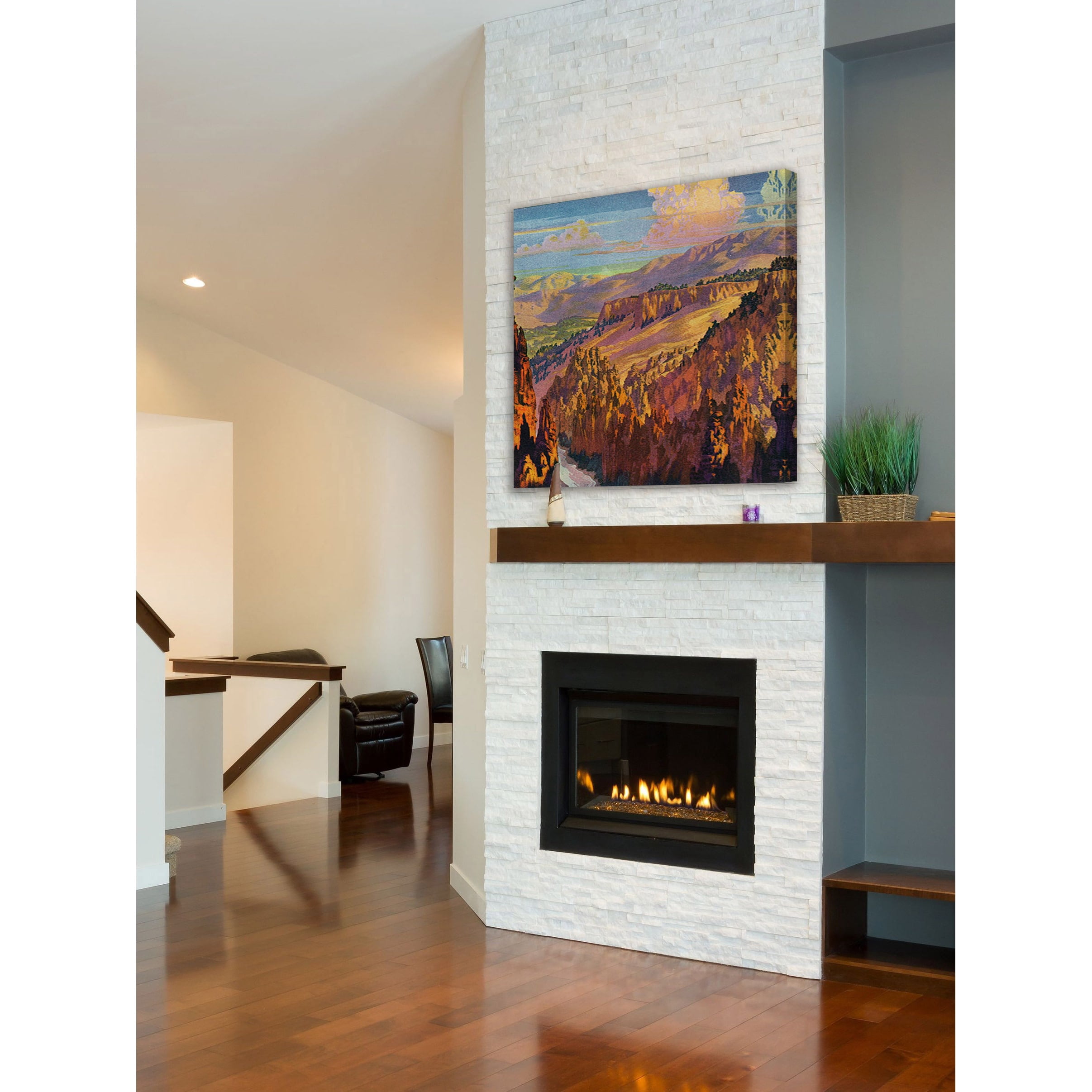 "Grand Canyon" Painting Print on Wrapped Canvas