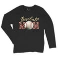 thumbnail image 5 of Baseball Mom Women's Long Sleeve T-shirt Funny Mom of Boys Best Sports Team Game Practice Children Mother's Day Gift Idea, 5 of 7