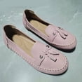 thumbnail image 4 of HTHLVMD Slip On Moccasins, Casual Driving Shoes, Women's Office Shoes, Women's Walking Shoes Casual Tennis Slip On Sneakers Lightweight Comfortable Fashion Shoes for Women, Pink 9, 4 of 7