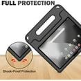thumbnail image 6 of BMOUO Kids Case for onn 11" Tablet Pro Gen 4 2024 (Model:100146660), Shockproof Light Weight Handle Stand Case for Walmart Onn Tablet 11 inch 2024 (Gen 4), Black, 6 of 6