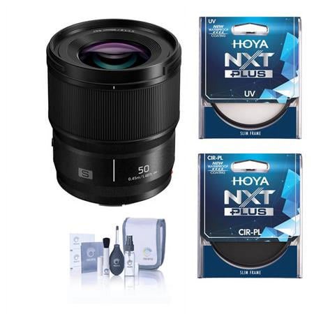 UPC: 0192223195226 | LUMIX S 50mm f/1.8 Lens for Leica L  Bundle with Hoya NXT Plus 67mm UV+CPL Filter Kit  Cleaning Kit