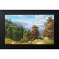 thumbnail image 2 of Basov, Sergej 14x10 Black Modern Framed Museum Art Print Titled - Sunny day over the Volga river, 2 of 5