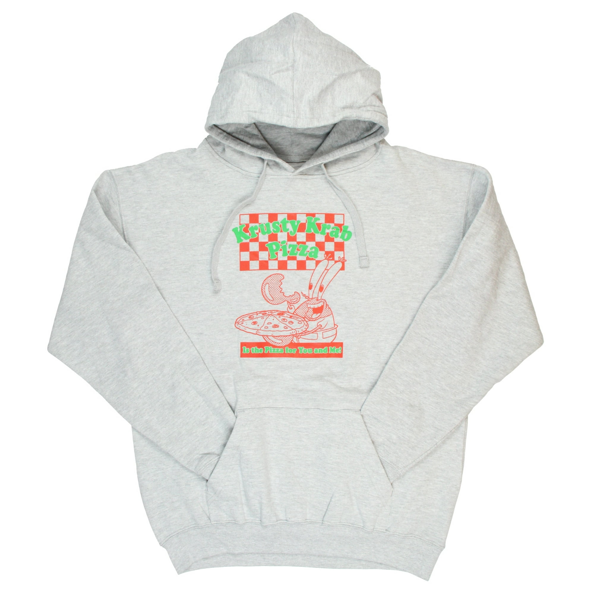 Nickelodeon Men s SpongeBob SquarePants Krusty Krab Pizza Hoodie X Large Walmart