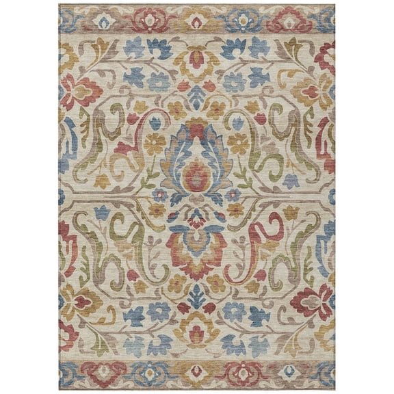 Dalyn Rugs Machine Washable Indoor/Outdoor Chantille ACN2193 Beige 2'6" x 3'10" Rug