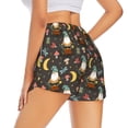 thumbnail image 3 of Bixox Women's Gnome Insect Frog pattern 2 in 1 Running Shorts - Lightweight Athletic Workout Gym Yoga Shorts Liner with Pockets - Medium, 3 of 7