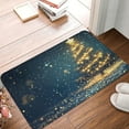 thumbnail image 2 of Bath Mat Christmas Tree Star Xmas Bathroom Rug Non Slip for Shower Soft Memory Foam 15.7 x 23.6 Inch Small Carpet Floor Runner Washable, 2 of 6