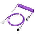 thumbnail image 2 of Conector de aviación único Seitruly Electrónica morado, 2 of 6
