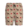 thumbnail image 3 of Yiaed German Shepherd Dog for Men's Soft Sleep Pajama Short Lounging Pajama Shorts-Large, 3 of 8