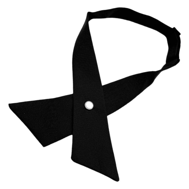 HEANUJJ Moño Negro Para Mujer Con Ajuste Cruzado Para Y Eventos Formales
