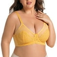 thumbnail image 6 of Fengactive Push Up Bras for Women Large Bust Underwire Full Coverage Lace Plus Size Bra, 6 of 8