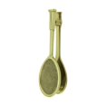 thumbnail image 5 of Renovators Supply Cast Brass Door Knockers for Front Door 7.5" Tennis Racket Brass Door Knocker w/Screws, 5 of 11