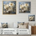 thumbnail image 4 of Designart "Serene Peony Blossoms III" Peonies Floater Framed Canvas Art Print, 4 of 5