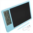 thumbnail image 2 of Calendario de Escritorio Electrónico Multifuncional Tablero de Escritura A Mano LCD con Reloj Despertador Tablero de Mensajes LCD de Temperatura de Humedad,A, 2 of 5