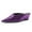 Purple, variant on YDN Women Fashion Clogs Mules Slip On Wedge Mid Heels Pointed Closed Toe Slide Sandals Walking Party Daily Shoes Size 7 Red