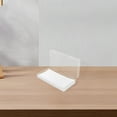 thumbnail image 4 of OUNONA 100Pcs Portable Transparent Plastic Money Sleeves for Banknotes Protect and Organize Bills, 4 of 8