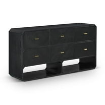 Meridian Furniture Parker Black Ash Veneer Dresser