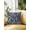 Dark blue, variant on Outdoor Pillows Waterproof, Dark Grey Dog Paw Throw Pillows with Inserts Included, Modern Geometric Abstract Aesthetics Indoor Outdoor Decorative Lumbar Pillow for Bed/Couch/Patio 18"x18", 2Pcs