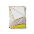 thumbnail image 2 of Winery Soft Flannel Fleece Blanket, Wine Cheese Bread with Mountain Landscape in French Rurals Pastoral Scenery, Cozy Plush for Indoor and Outdoor Use, 60" x 80", Green Purple Cream, by Ambesonne, 2 of 5
