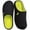 Black/Lime, variant on VeraCosy Men's Wool Felt Slippers with Comfy Fuzzy Faux Sherpa Slip-on Memory Foam for Indoor House Umber Green, 11-12 US