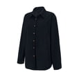 thumbnail image 5 of ZJXFGS Chiffon Blouses for Women Womens 3/4 Sleeve Tops and Blouses Fall Tees Womens Tops Basic Tops for Woman Work Tops for Women Women’S Blouses Long Sleeve Undershirt for Women Blue M, 5 of 6