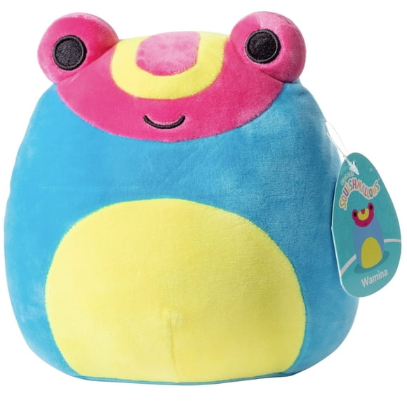 Squishmallows 8"" Wamina The Blue Frog - Official Kellytoy Adorable Plush - Cute and Soft Frog Stuffed Animal Toy - Great Gift for Kids