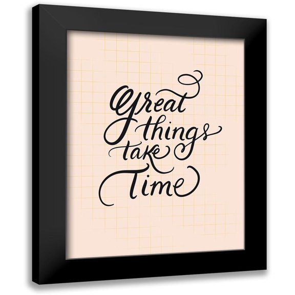 Batista, Dee 15x18 Black Modern Framed Museum Art Print Titled - Great Things
