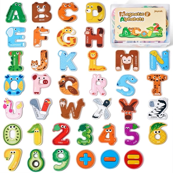 Letras y números magnéticos del alfabeto JoyCat para niños pequeños