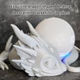 thumbnail image 2 of 3D Printed Lying Baby Dragon Speaker Holder Stand for 4/5 3D Printed Desktop Decoration, 2 of 6