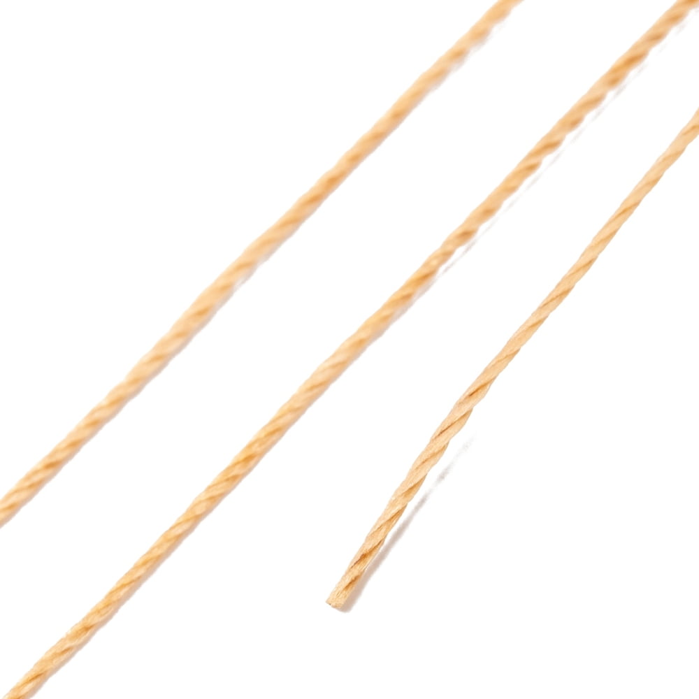 5rolls Round Waxed Polyester Thread String Micro Macrame Cord Twisted Cord for Leather Sewing Stitching Peru 0.55mm about 131.23 yards(120m)/roll