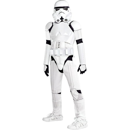 Suit Yourself Deluxe Stormtrooper Halloween Costume for Boys, Star Wars, Includes Accessories