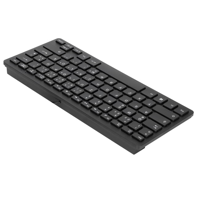 Computer Keyboards Ergonomic Design UltraThin Mini Durable Wired 78 Keys Mechanical Keyboard for PC Laptops Cyrillic Keyboard